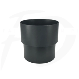 Złączka rury mufa stal Inguri  ⌀ 100 kolor grafitowy ciemny RAL 7016